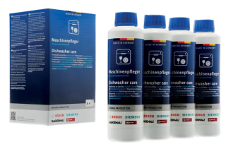 BOSCH / SIEMENS / NEFF / GAGGENAU čistiaci prostriedok do umývačky riadu 4 x 250 ml