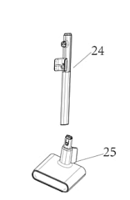 ELECTROLUX nabíjacia stanica - horná časť pre EP81HB25SH